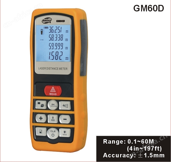 激光测距仪GM60D，60米激光测距仪