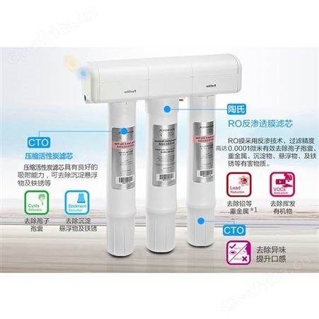 怡口净水末端直饮机800HPRO PLUS纯水机净水机厨房过滤净水器