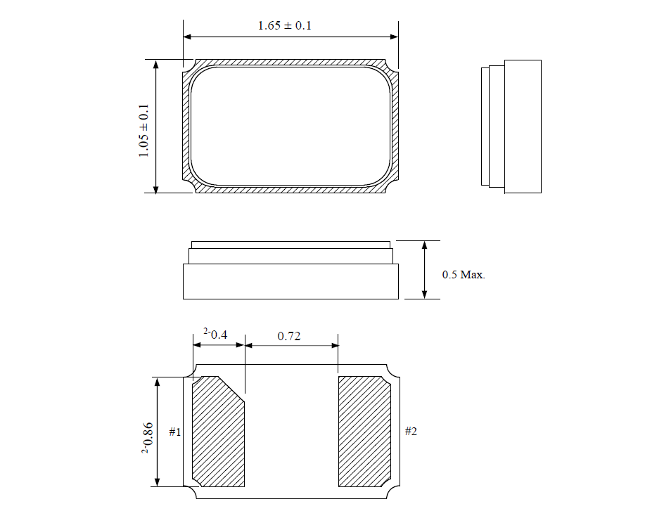 爱普生晶振X1A FC1610AN 32.768kHz规格参数说明