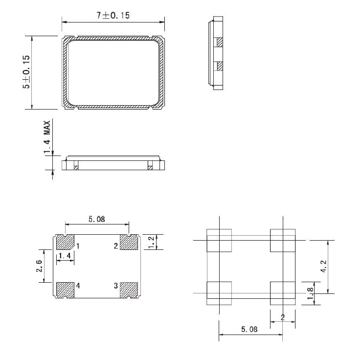 带Stａnd by待机功能OSC7050有源晶振64MHZ规格参数